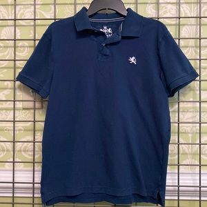 Express navy blue polo shirt